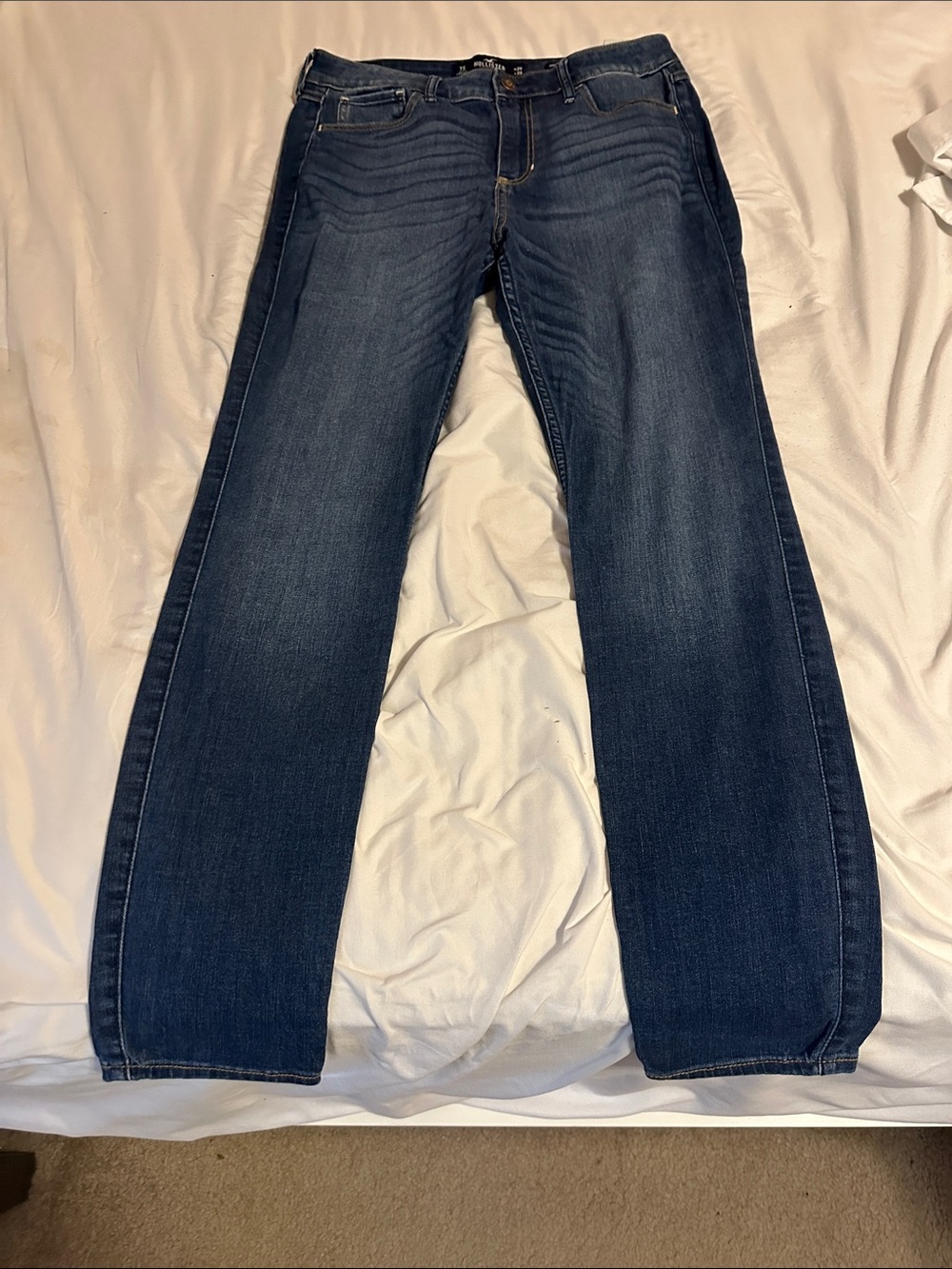 Hollister Indigo Straight-Leg Jeans